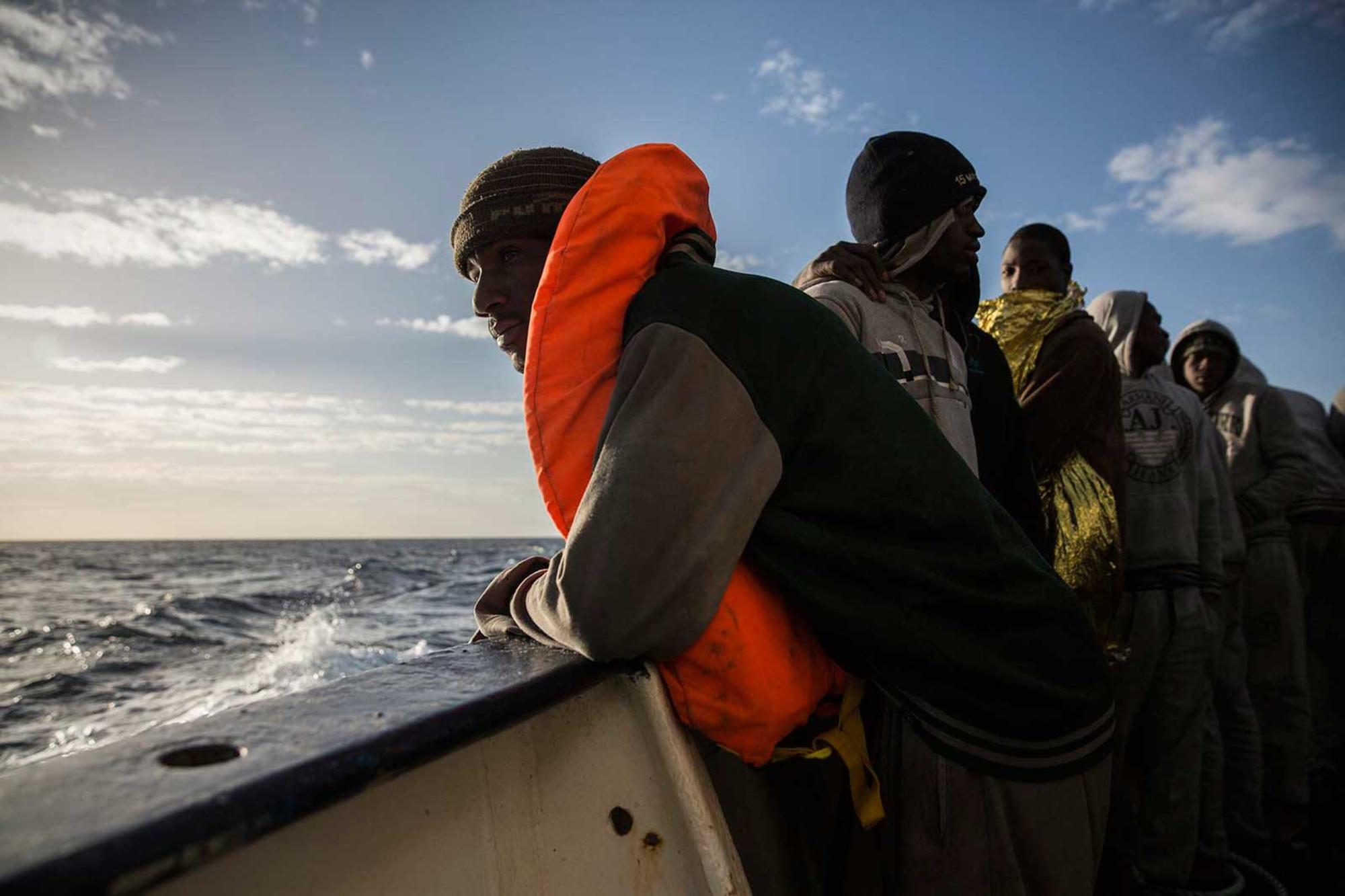 rescate en el mediterráneo
